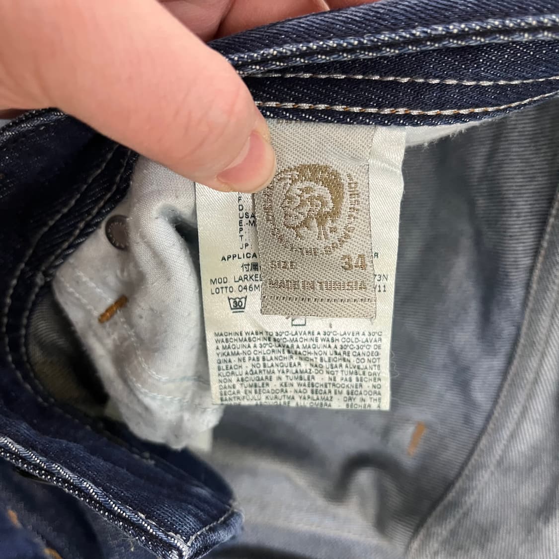 34 디젤 라키 데님 청바지 0225M2 상품이미지4