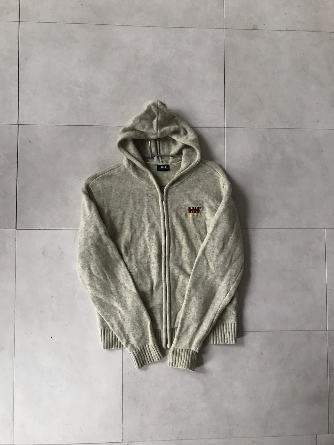 헨리한센 오트밀 니트집업 상품이미지6