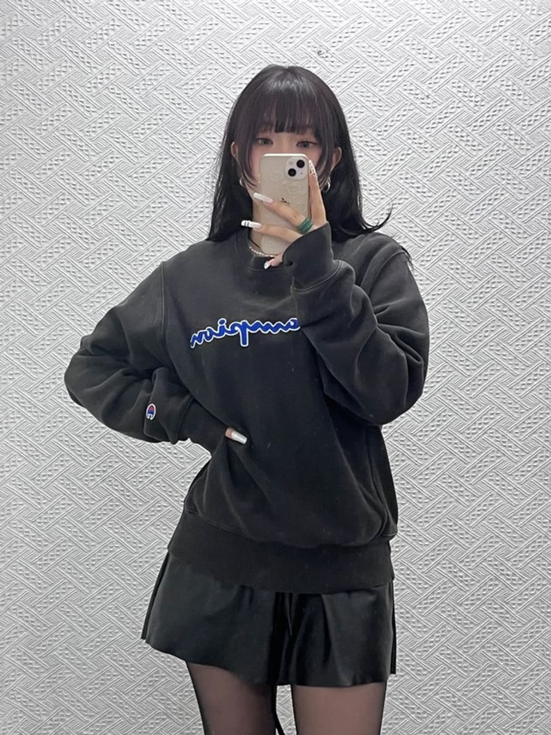 챔피온 올드스쿨 캐주얼 빈티지 빅자수로고 맨투맨 S C10958 상품이미지1