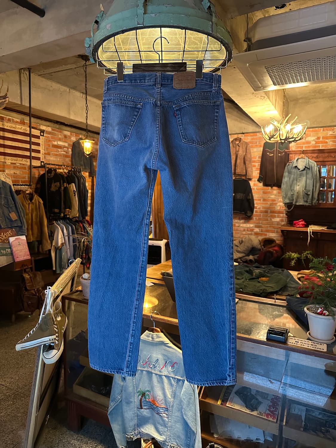 80s USA 빈티지 리바이스 501 이행기 데님 팬츠 상품이미지5