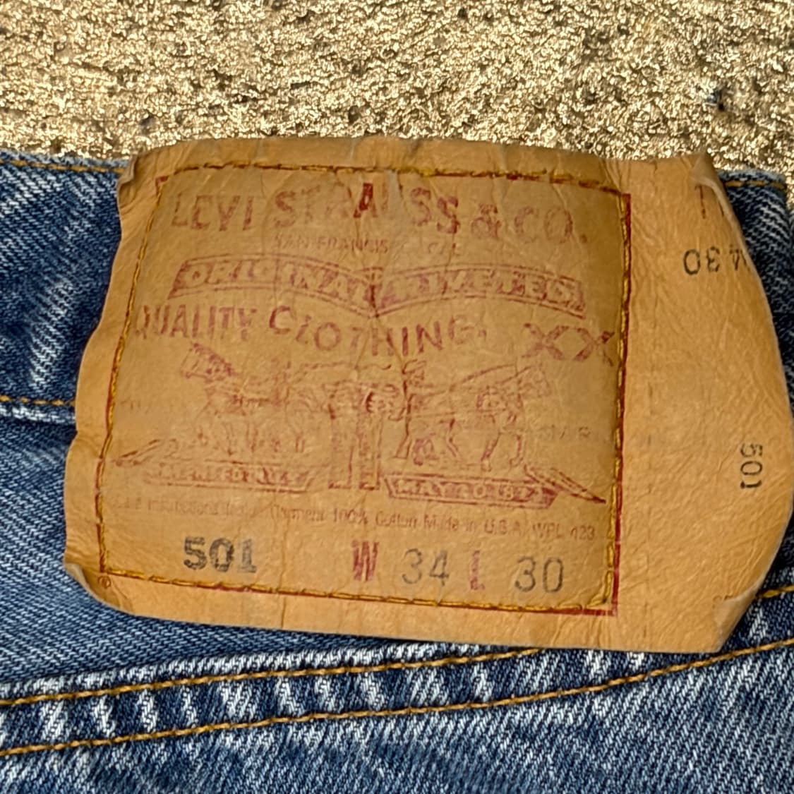 90s Made in USA  빈티지 리바이스 501 청바지 상품이미지7