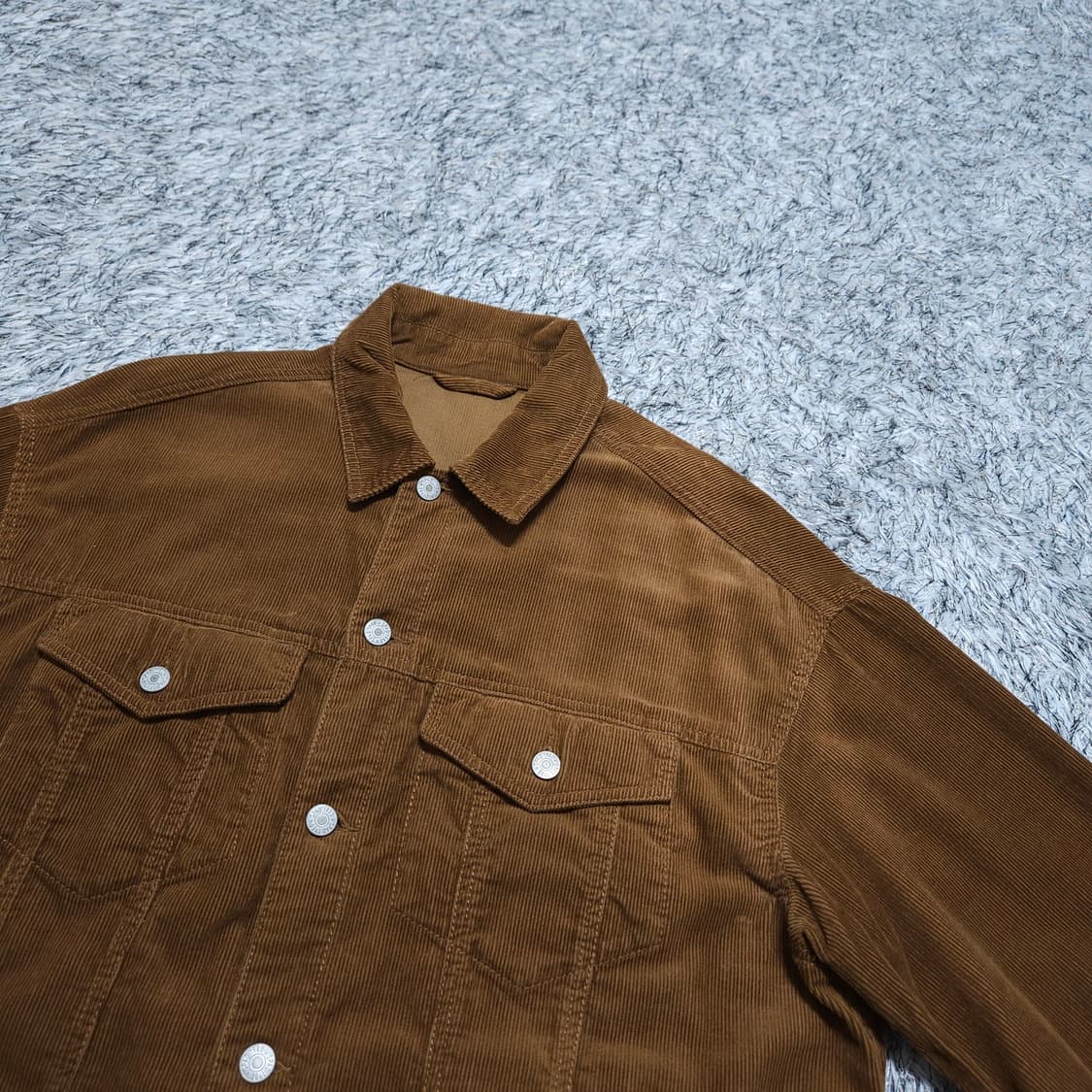 스파오) XL 남자 코듀로이 셔츠형자켓 / 왕눈이샵 상품이미지4