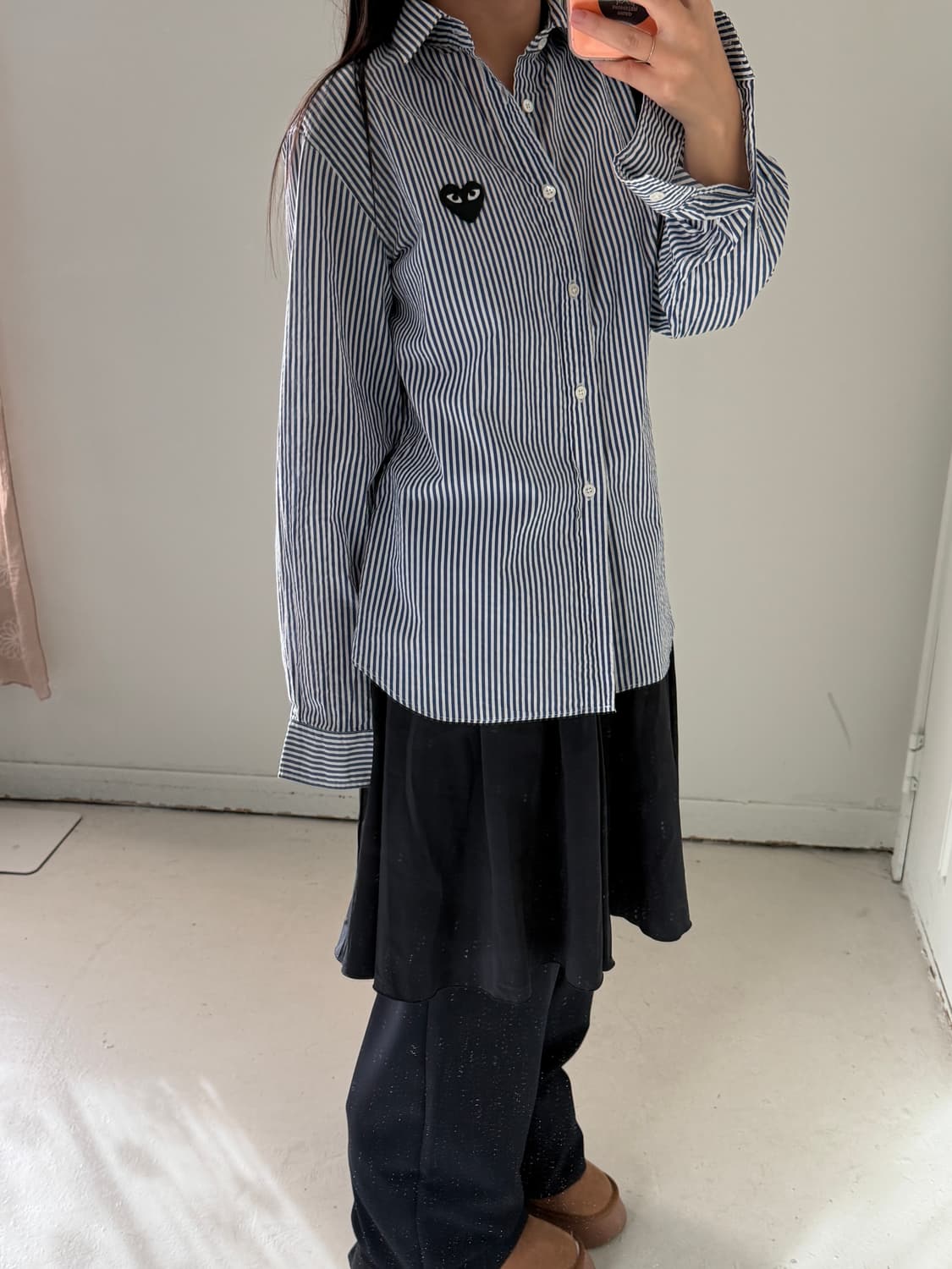 일본빈티지 꼼데가르송 스트라이프 셔츠 상품이미지3