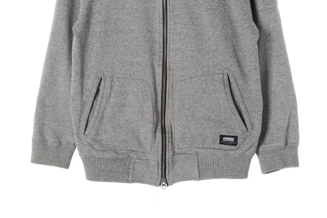 프리즘웍스 헤비웨이트 스웨트 MA-1 자켓 그레이 M 상품이미지4