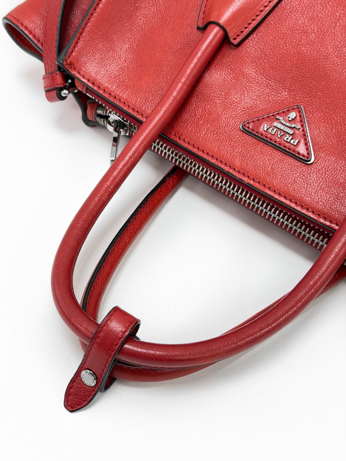 프라다 레드 글라세 카프레더 토트백 상품이미지2