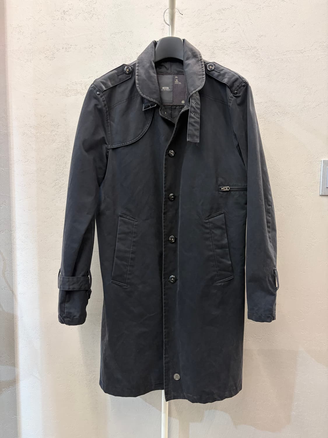 GSTAR 지스타 트렌치 코트 네이비 XL 상품이미지2