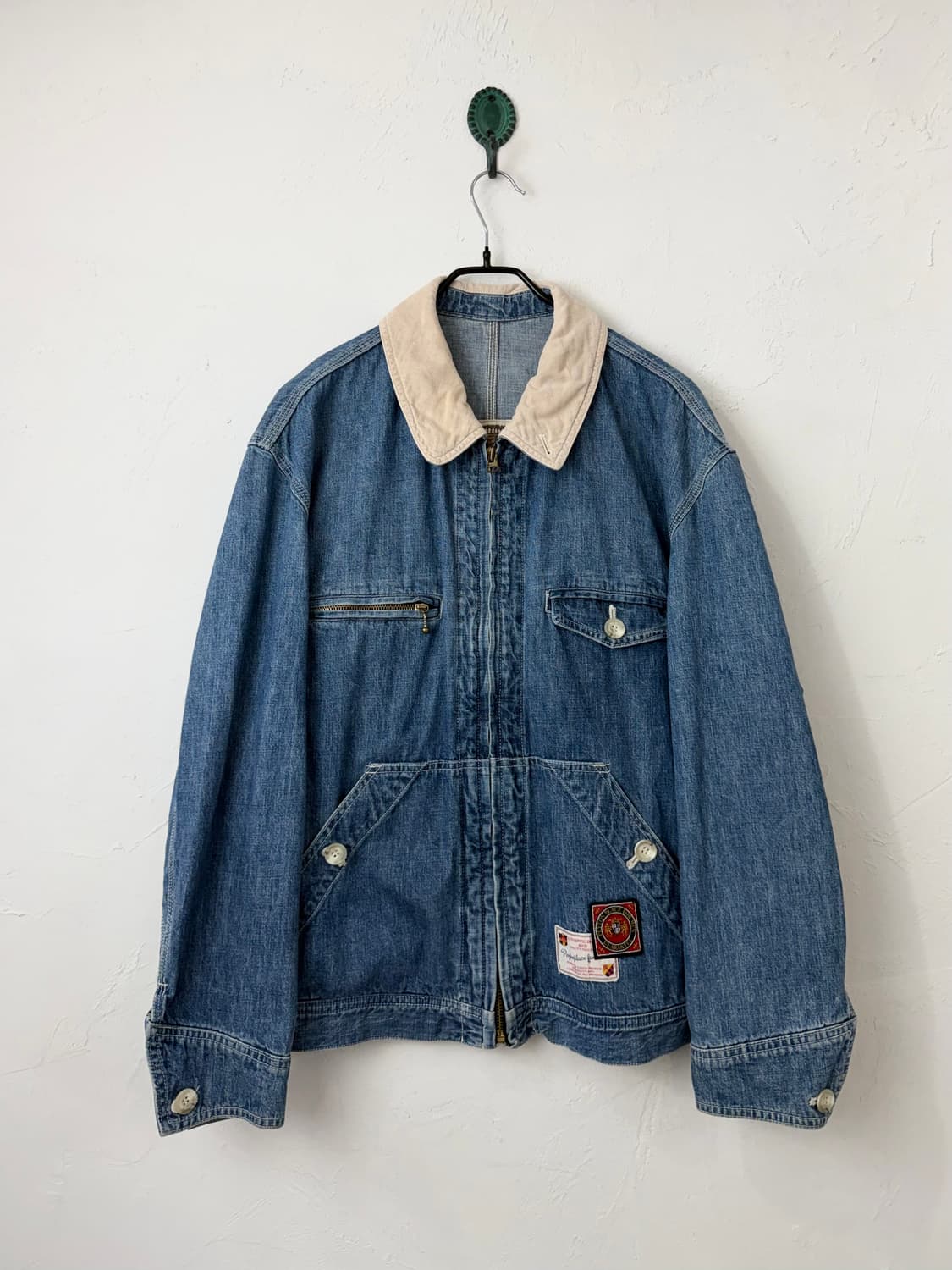 90s PPFM 데님 워크 자켓 상품이미지1