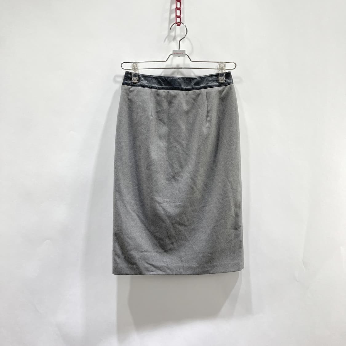 미샤 여성 순모 미디스커트 그레이 25 상품이미지2