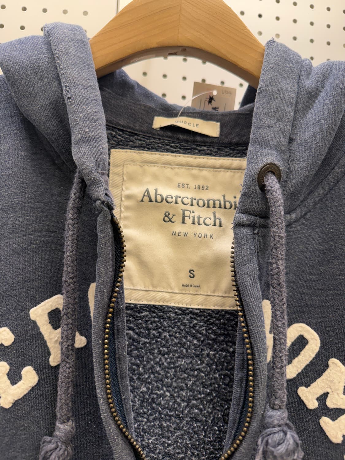 아베크롬비 y2k 빈티지 빅로고 후드 집업 U746 상품이미지5