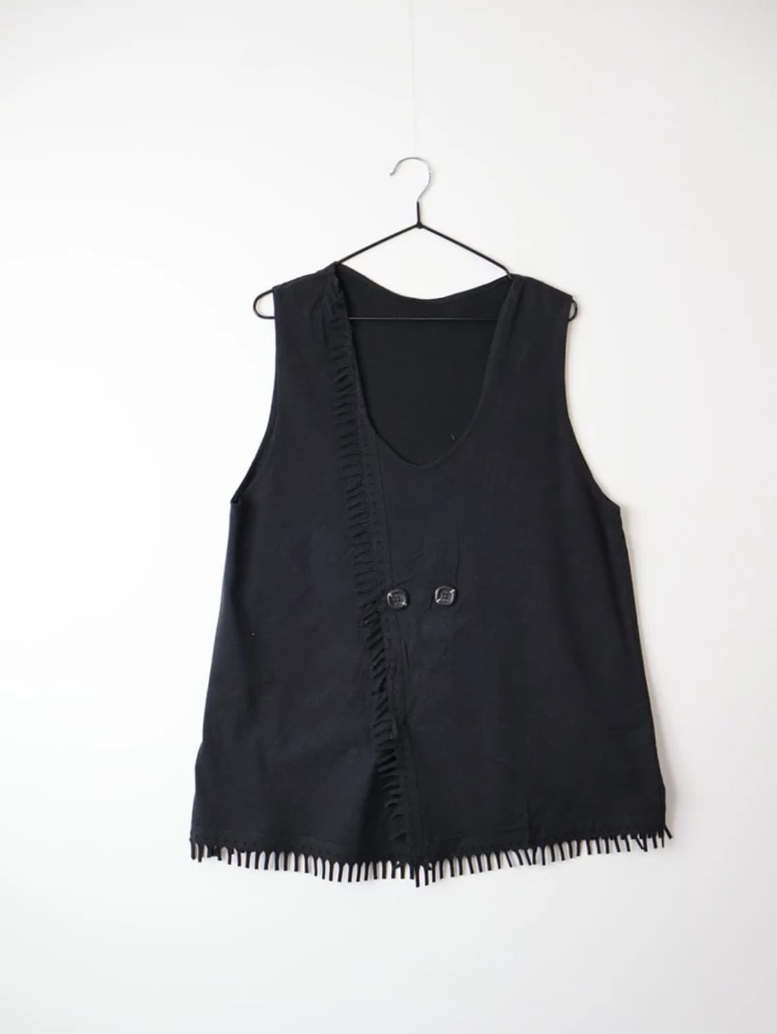 Boho Fringe Sleeveless Vest 상품이미지4