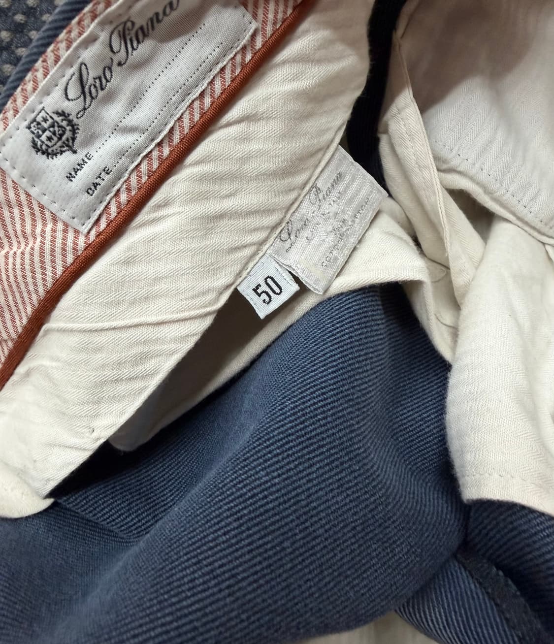 50/ 로로피아나 가먼트다이드 해비코튼 팬츠 상품이미지9