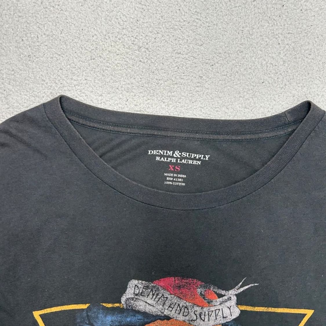 데님앤서프라이 랄프로렌 빈티지 반팔 티셔츠 XS 상품이미지4