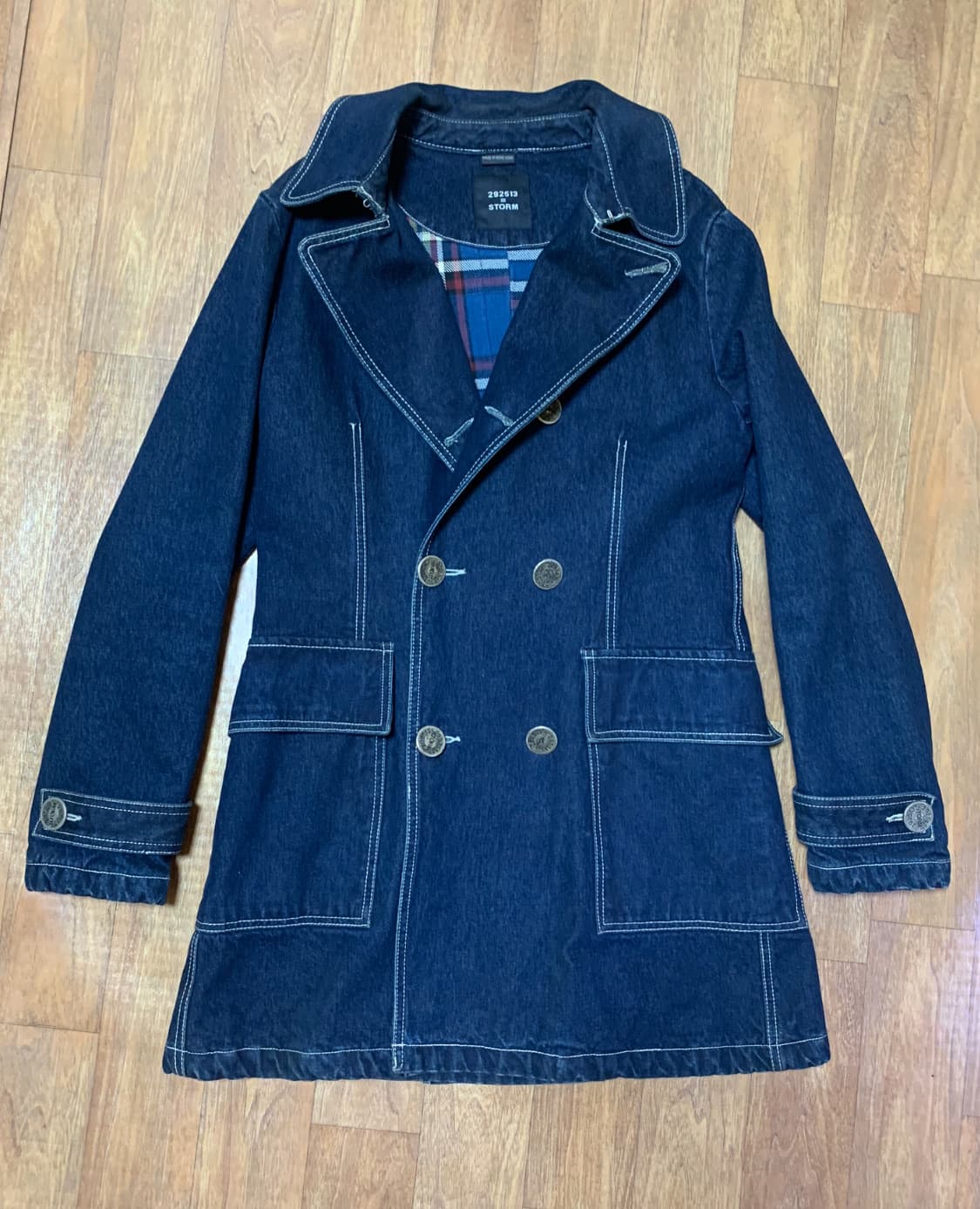 292513=STORM 90'S 더블 데님코트(M 사이즈) 상품이미지3