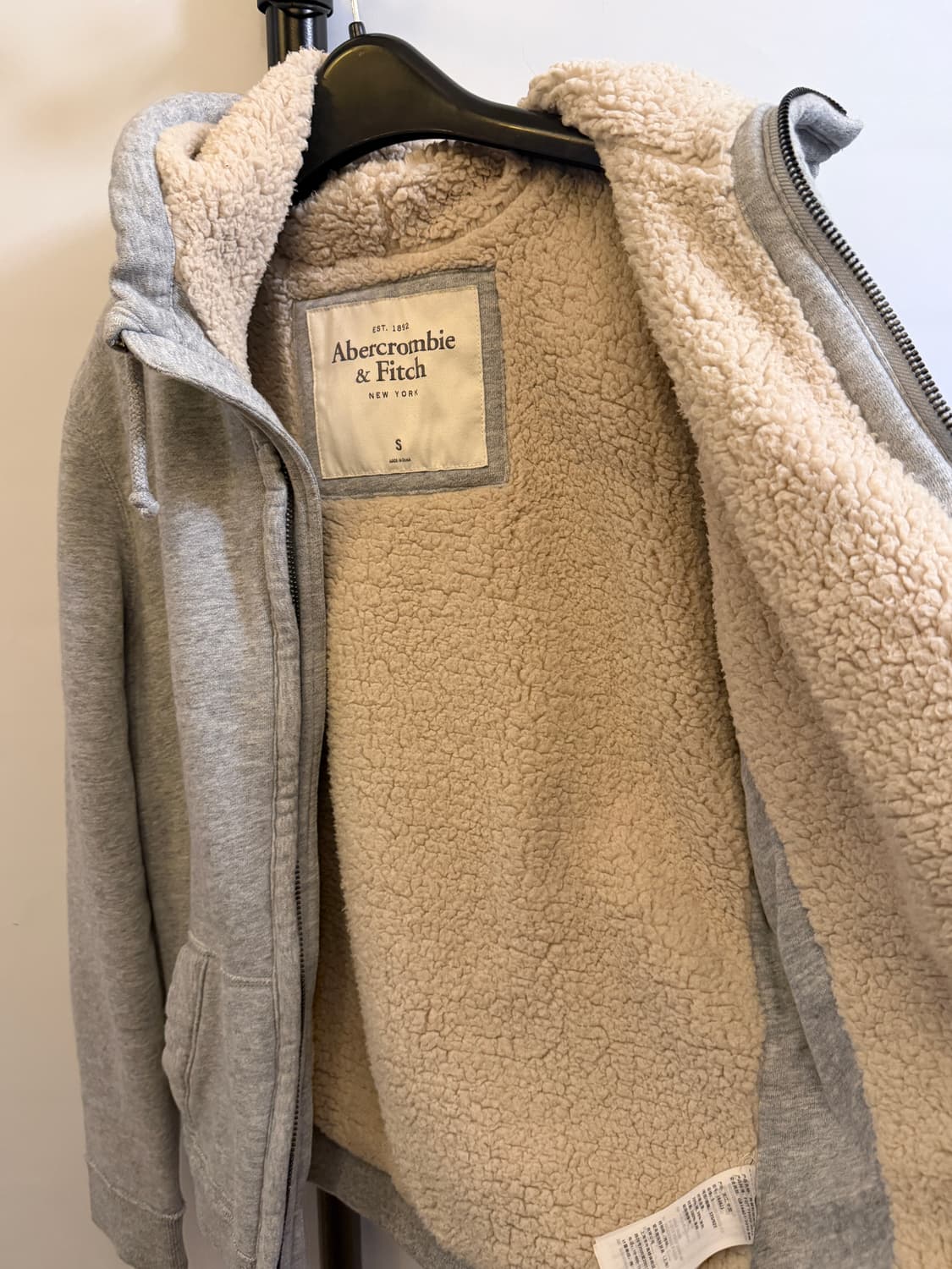 아베크롬비 양털 후드집업 상품이미지5