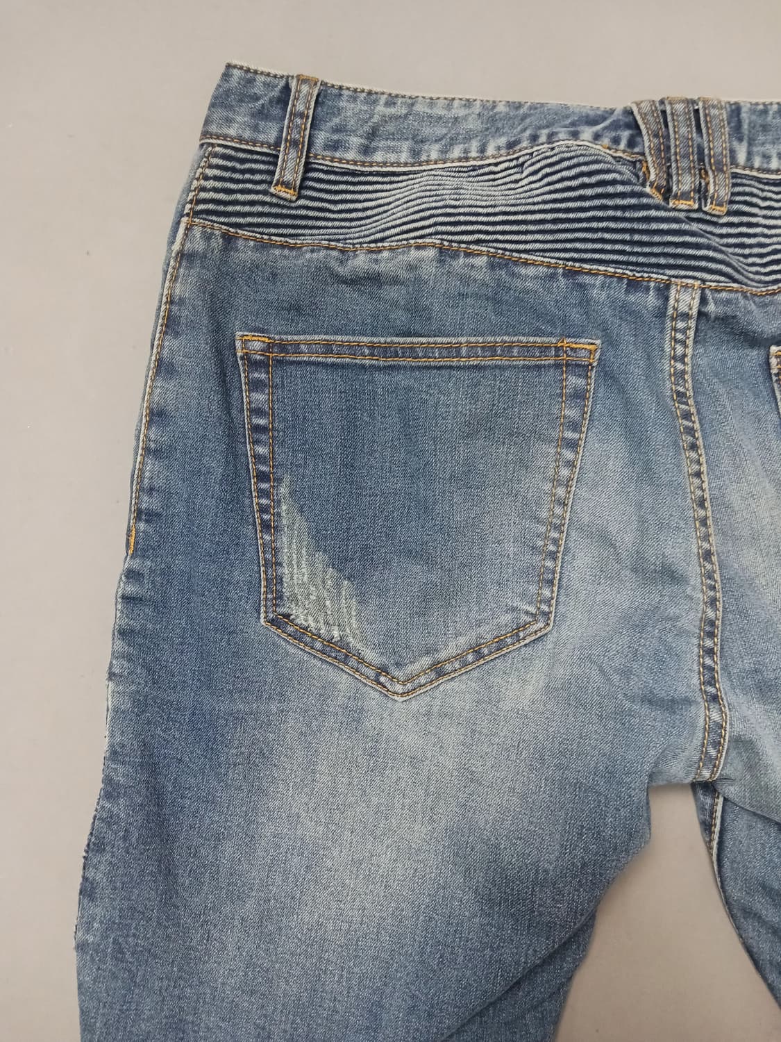 [34] 발망 블루워싱 디스 바이커진 청바지 상품이미지8