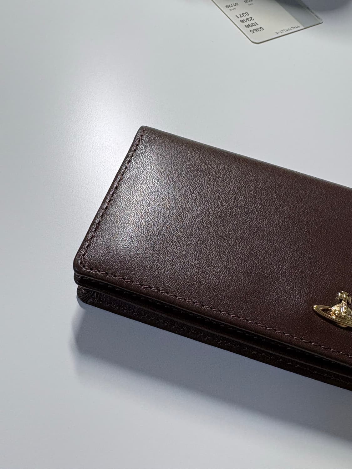 비비안웨스트우드 빈티지 워터 orb 브라운 반지갑 지갑 카드지갑 상품이미지6