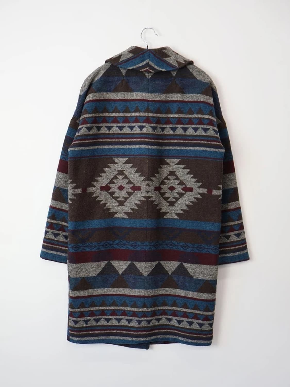 DENIFITS Ethnic Pattern Long Coat 상품이미지5