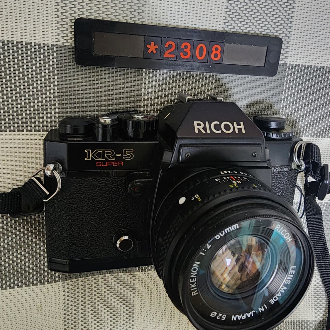 리코 KR-5 슈퍼 필름카메라 1대2 단렌즈 상품이미지2