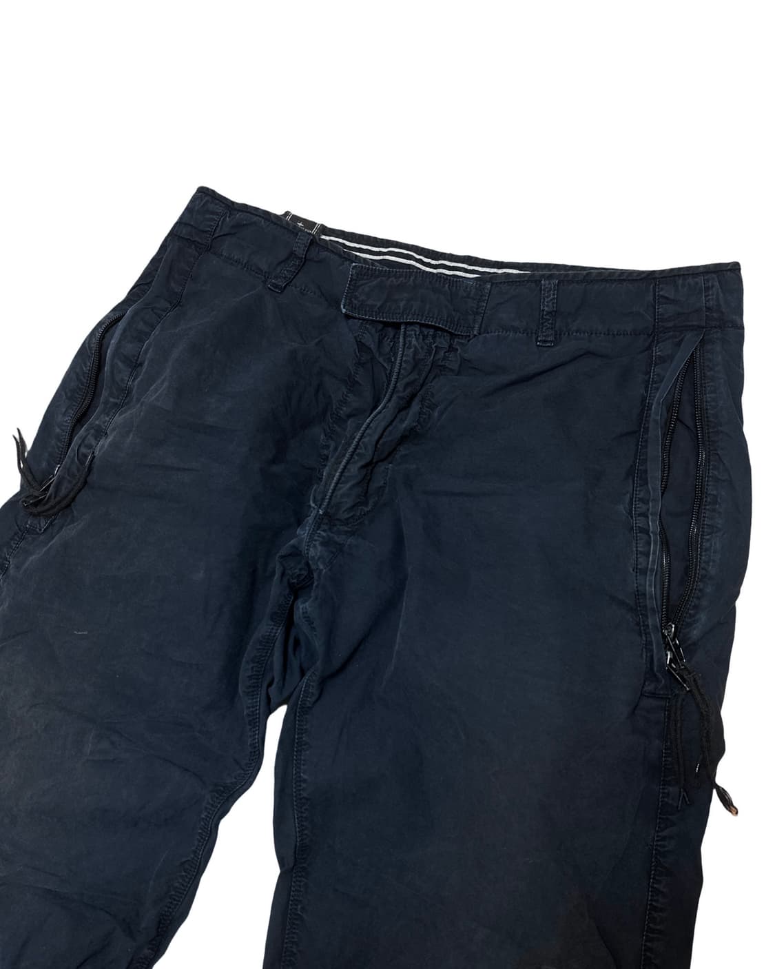 스톤아일랜드 와펜 네이비 코튼팬츠 상품이미지6