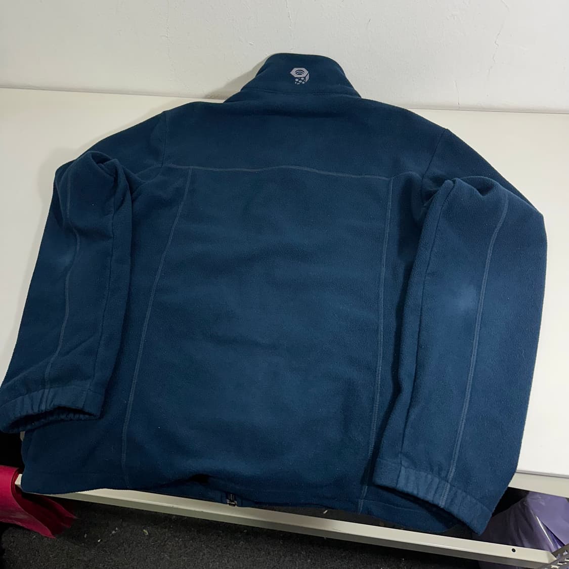 95-100 L 마운틴하드웨어 네이비 기본로고 플리스자켓 상품이미지6