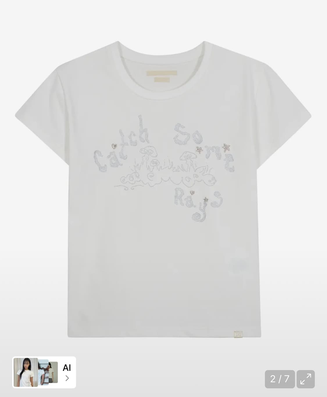 타입서비스 Catch Embroidery T-Shirt 상품이미지2