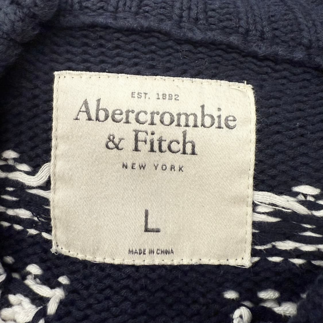 아베크롬비 네이비 모리 니트 가디건 상품이미지5