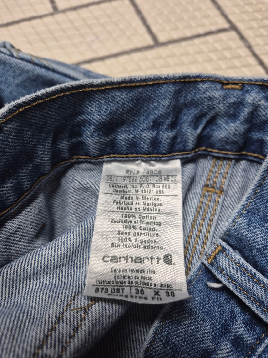 [36] 칼하트 더블니 b73 상품이미지4