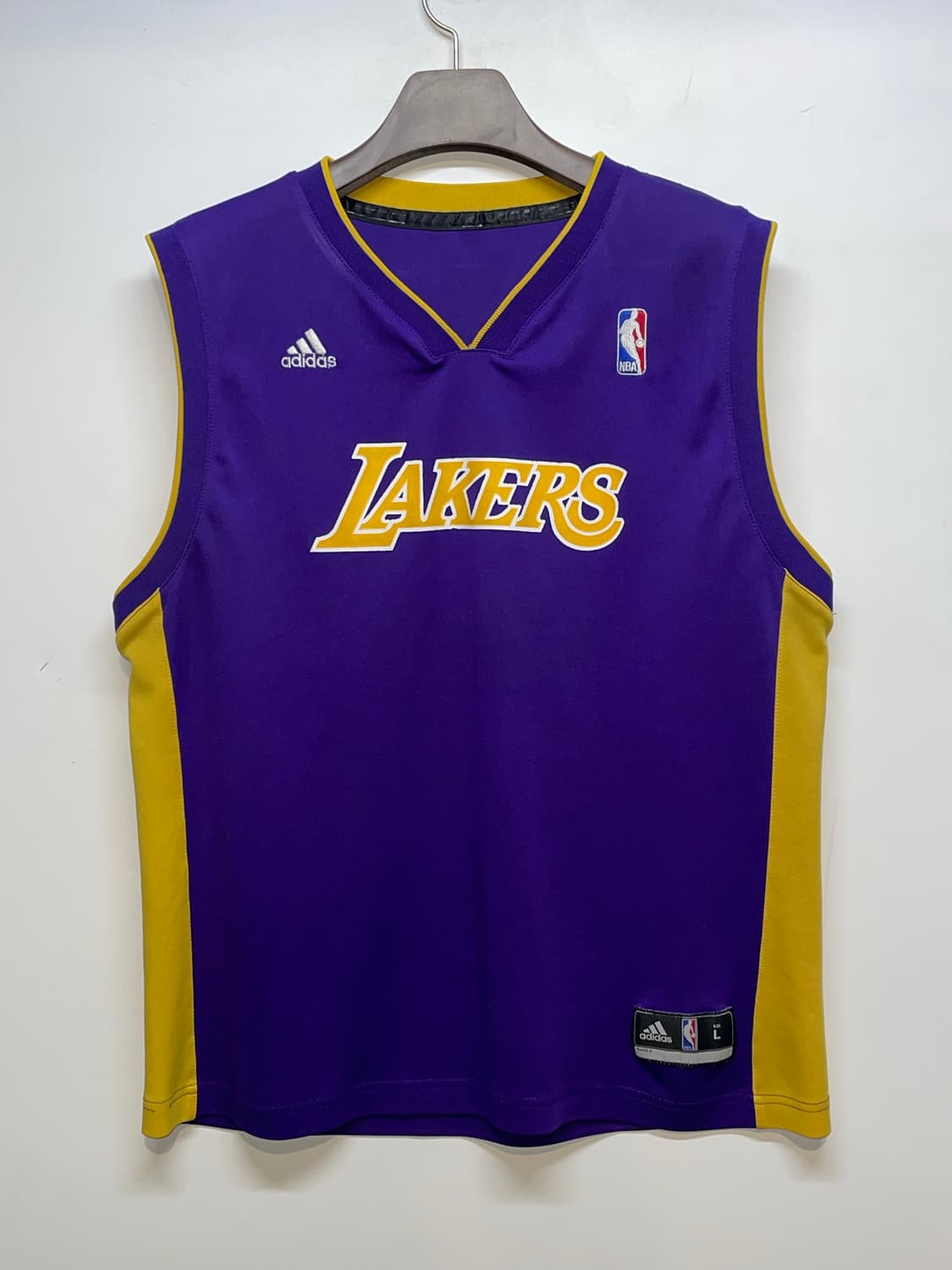 아디다스 NBA 레이커스 농구 유니폼 퍼플 상품이미지2