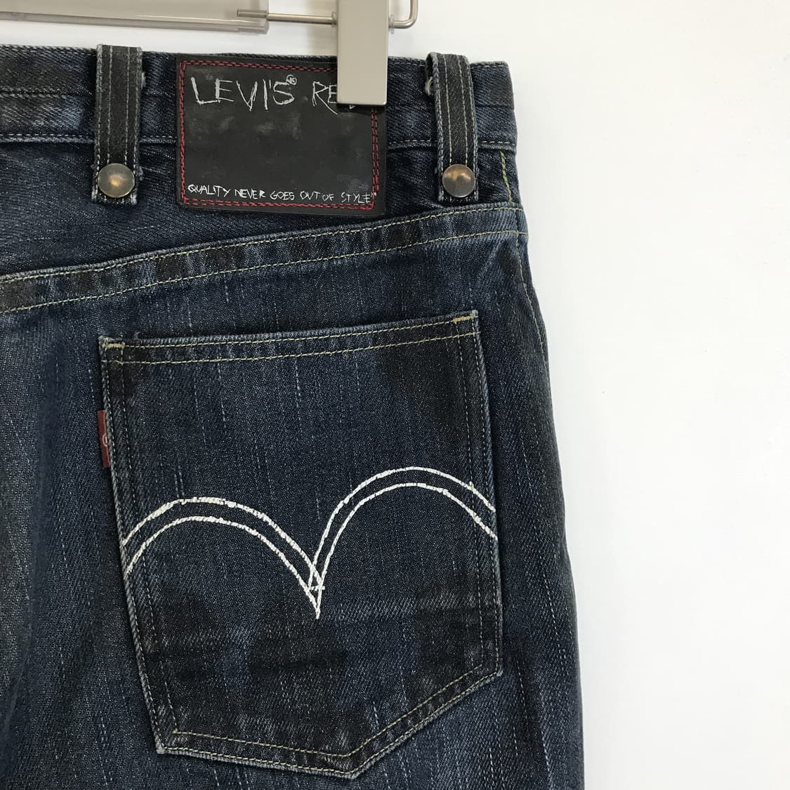 LEVIS RED 04AW 펑크 오일 워싱 데님청바지 [30x32] 상품이미지4