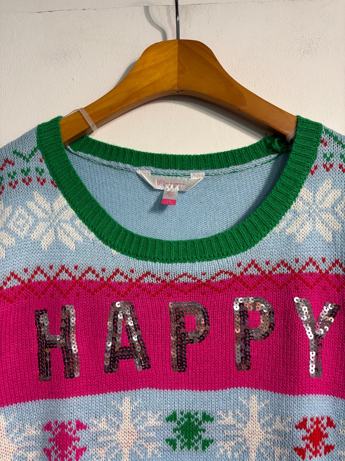 U.S.A. 크리스마스 어글리니트 L 상품이미지3