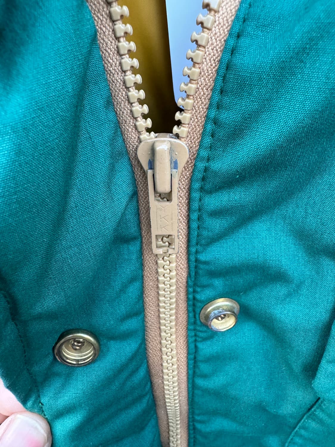 80s 에디바우어 4포켓 구스다운 패딩 자켓 그린 상품이미지5