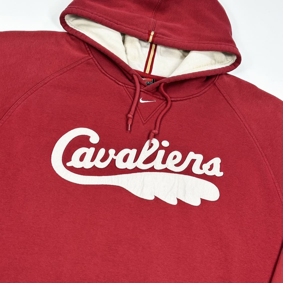 나이키 클리브랜드 올드스쿨 버건디 후드티 (4XL) 상품이미지3