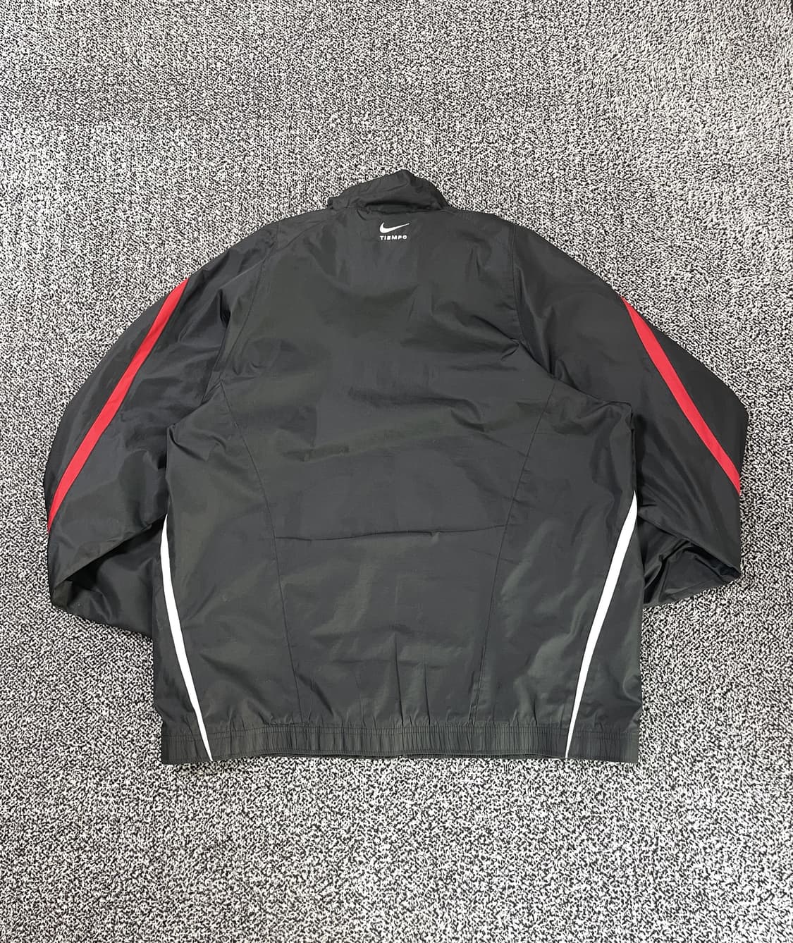 빈티지9. 나이키 올드스쿨 템포 바람막이 검빨 점퍼 윈드브레이커 상품이미지3