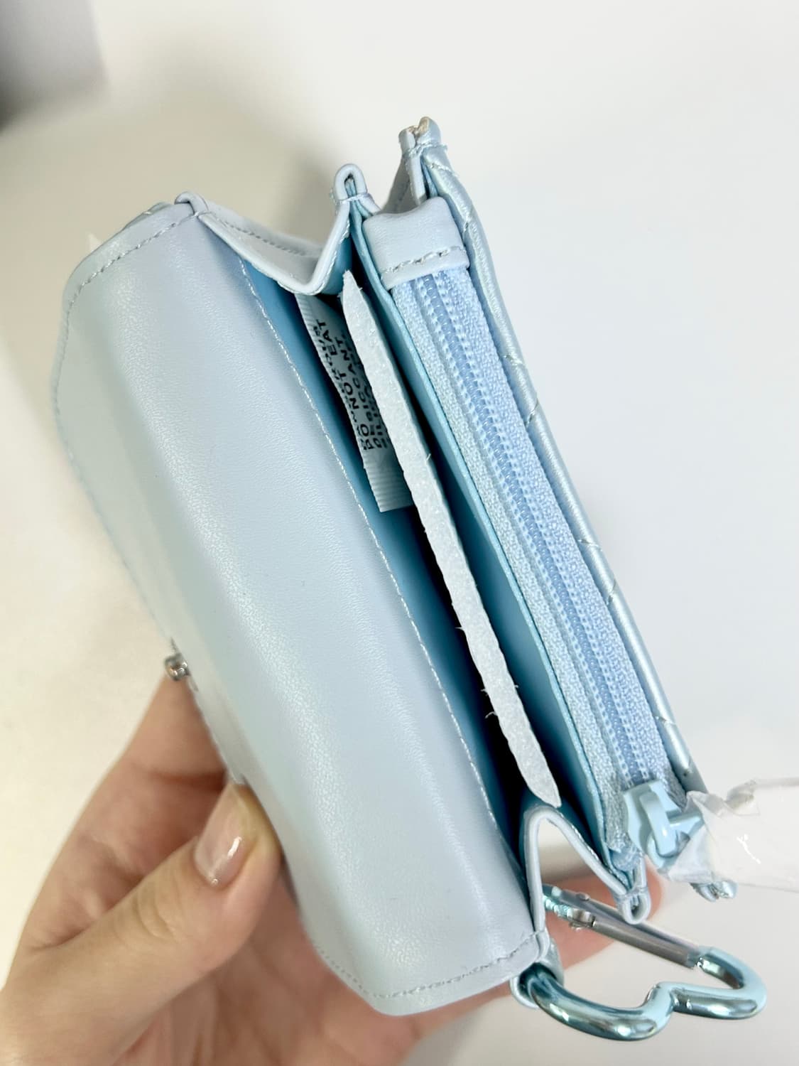 (희귀) 산리오 헬로키티 퀼팅 퀄트 카드지갑 블루 상품이미지6
