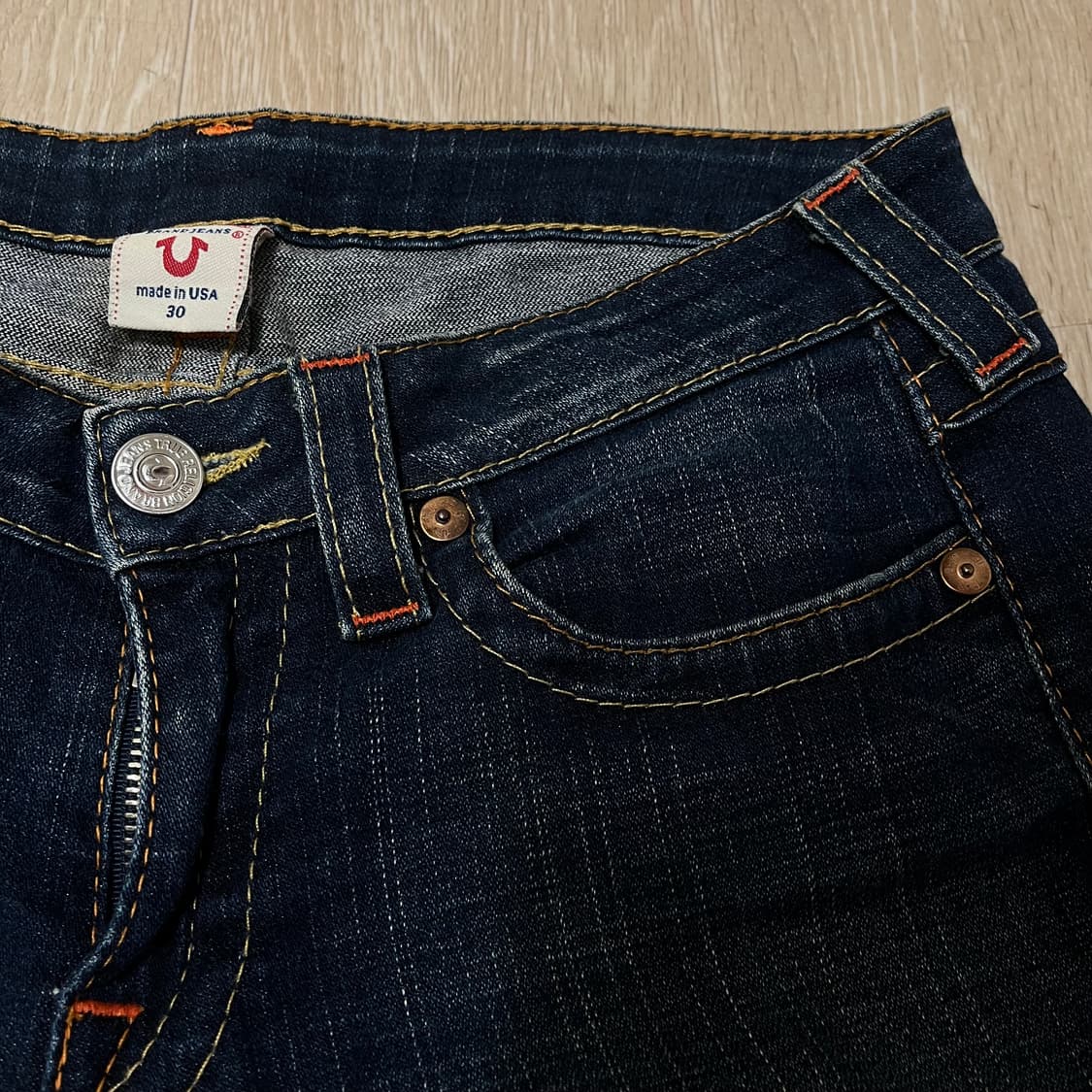 트루릴리전 여성 부츠컷 데님 청바지 30 상품이미지7