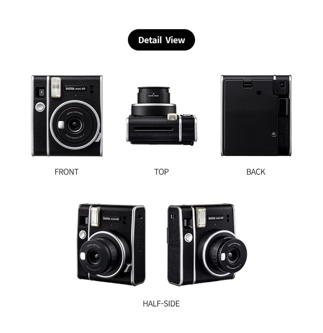 후지필름 인스탁스 미니 40 폴라로이드 + 가죽케이스 상품이미지5