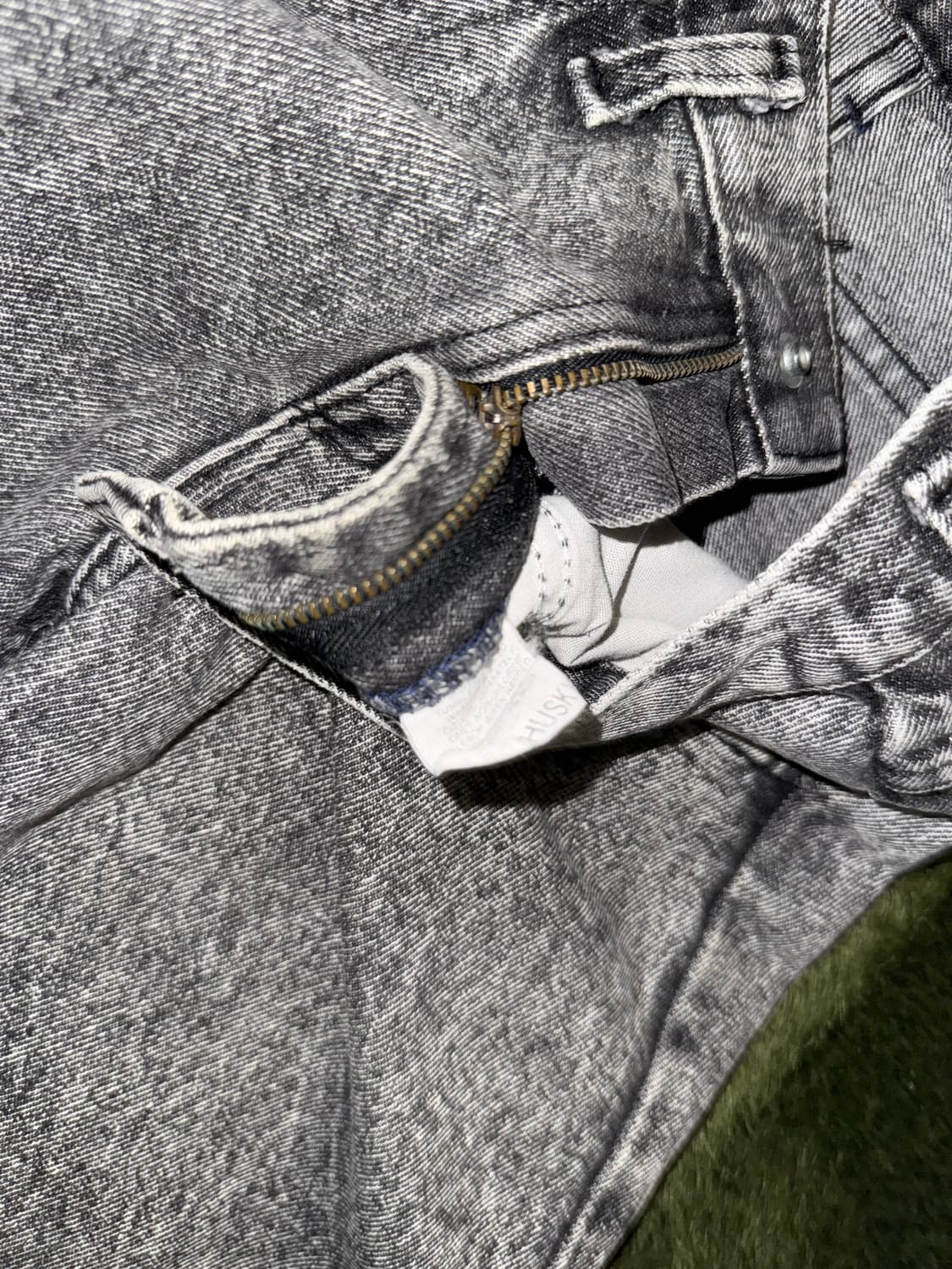 [27] 90s LEE 리 MADE IN USA 스톤 워시 데님 팬츠 상품이미지4