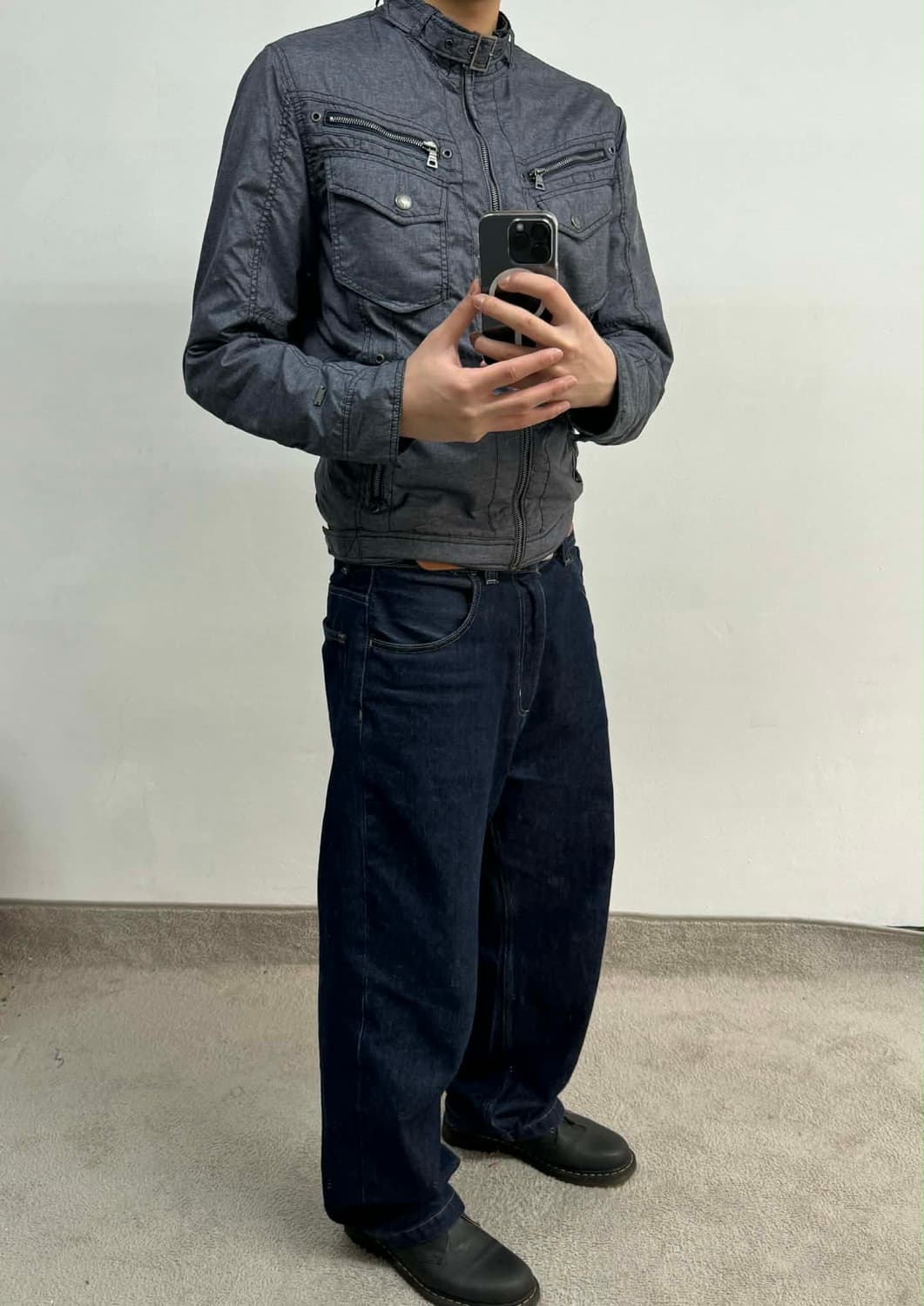 [M] 리바이스 유틸리티 벨티드 바이커 패딩 자켓 상품이미지2