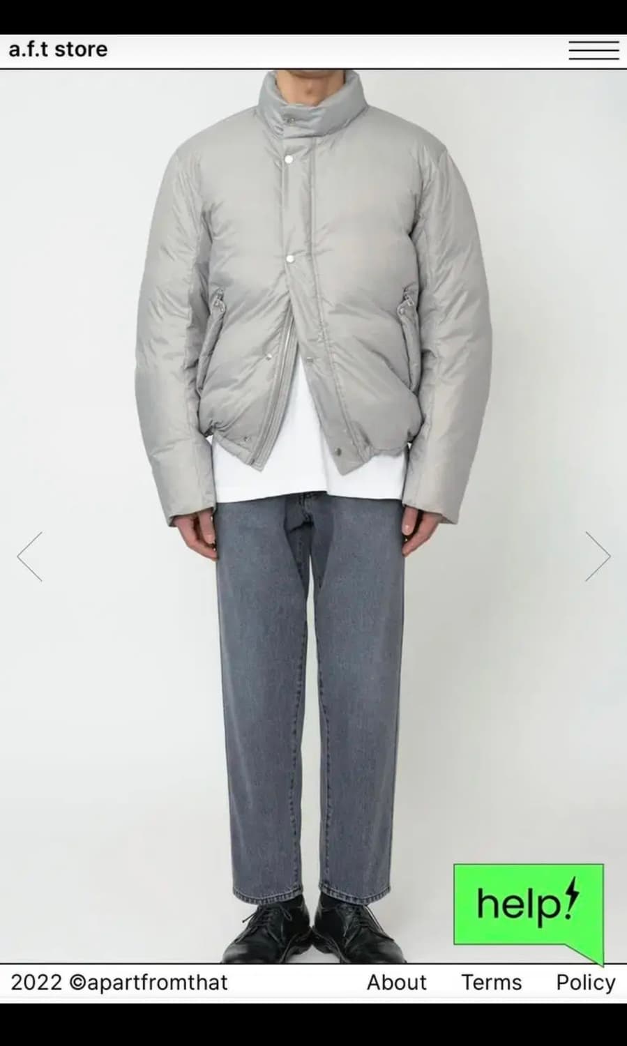 이얼즈어고 푸퍼 구스 다운(패딩) 판매 상품이미지2