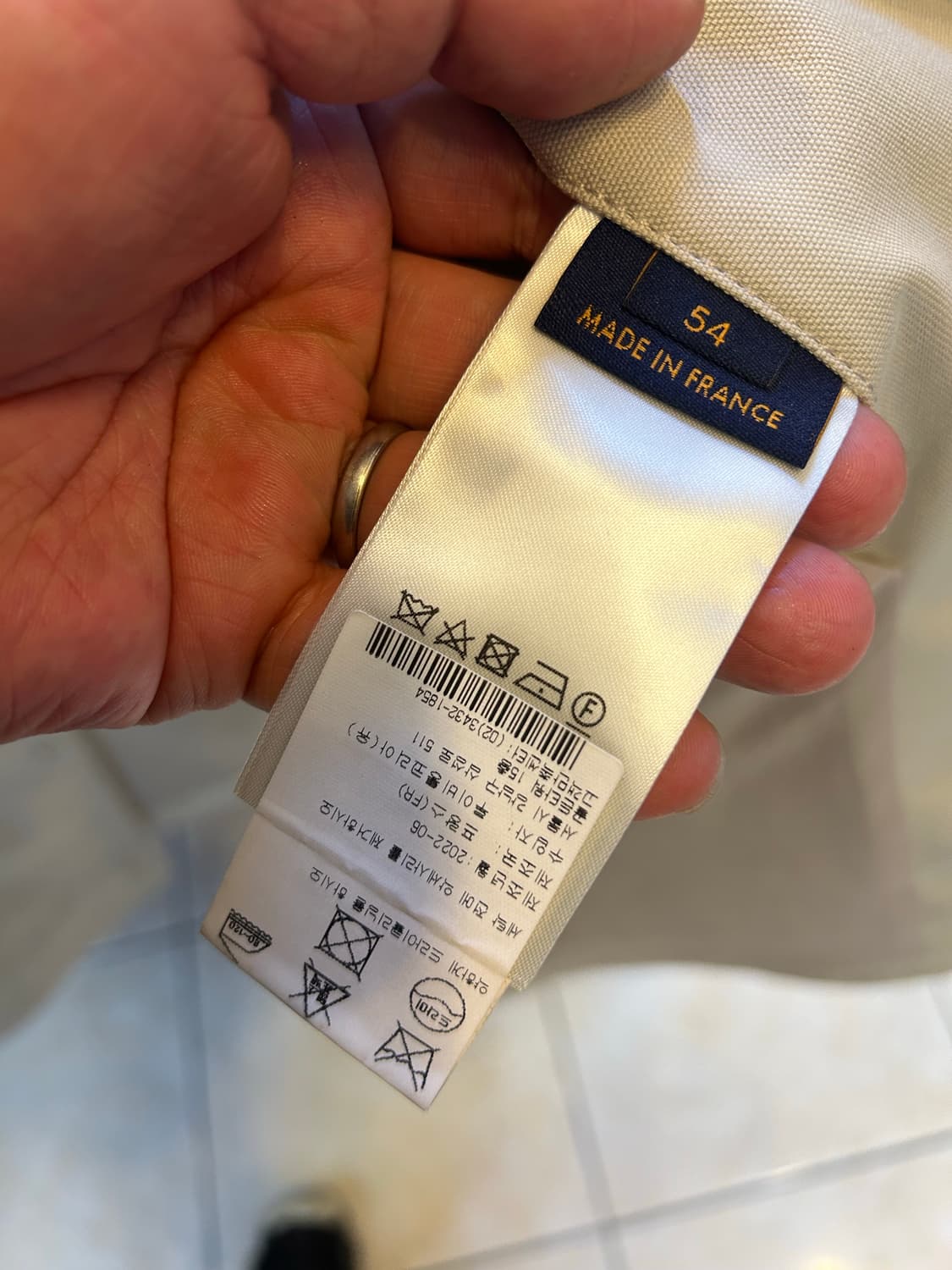 54/110/22ss 정품 루이비통 자수로고워크자켓팜 상품이미지4