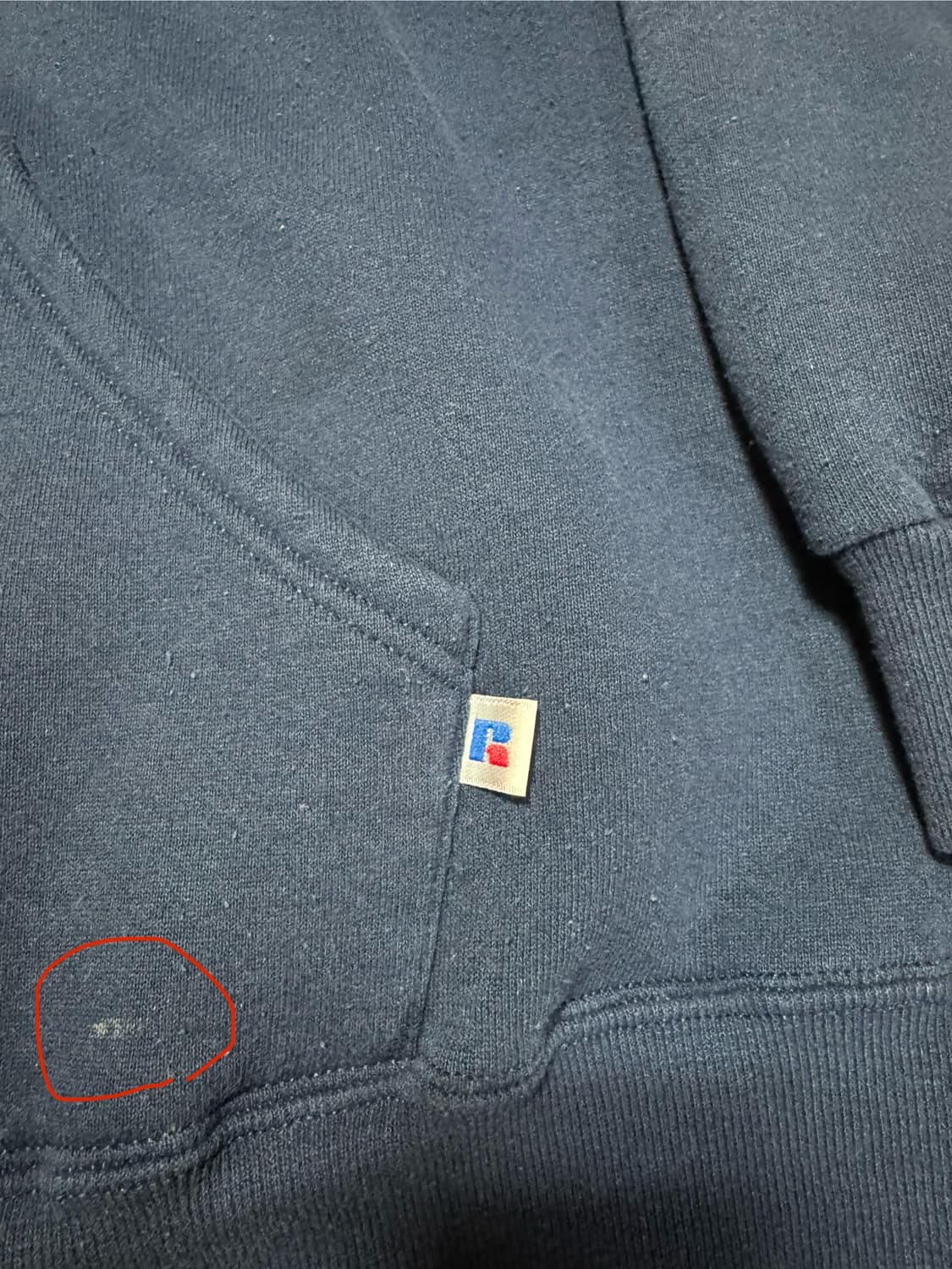 90s 러셀 후드집업 네이비 상품이미지4