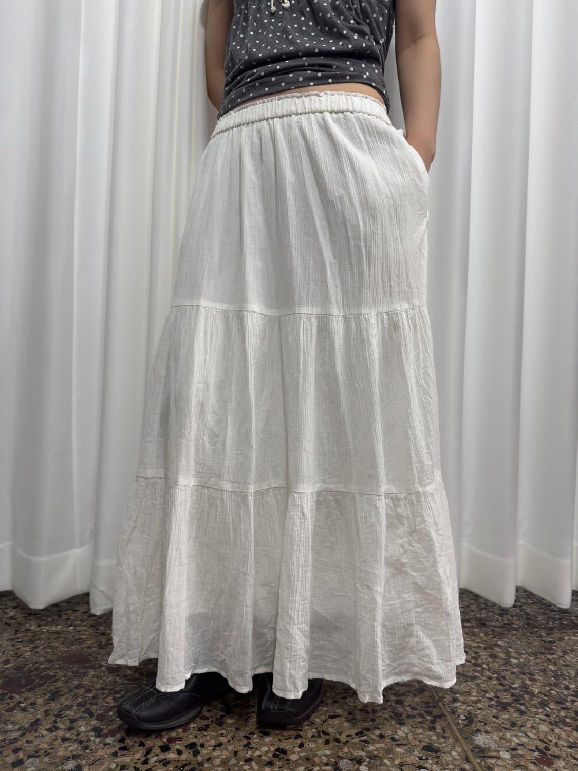 uniqlo mori long skirt 상품이미지3