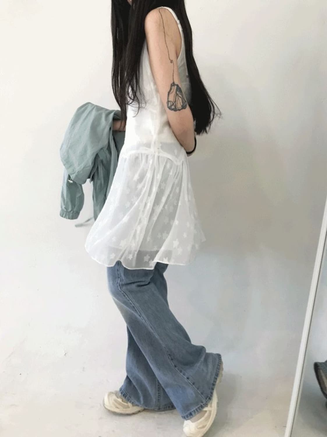 히피디피 쉬폰 스타 원피스 상품이미지2
