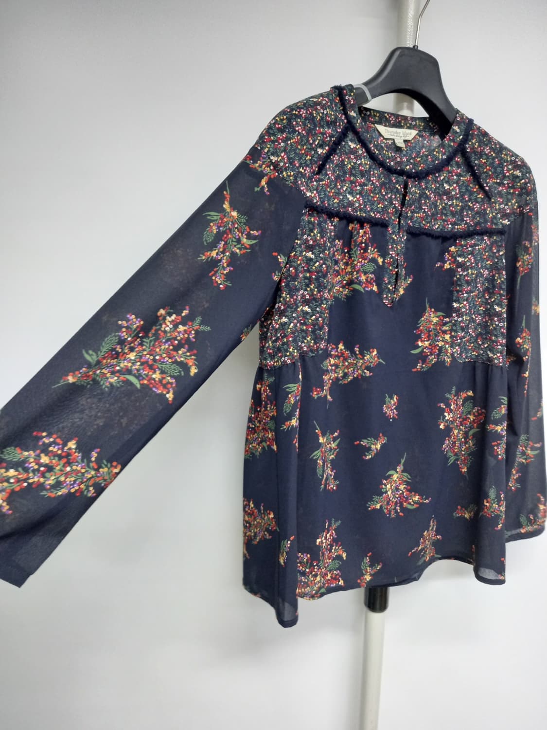 써스데이아일랜드 춘하추 쉬폰 긴팔블라우스 55 상품이미지3