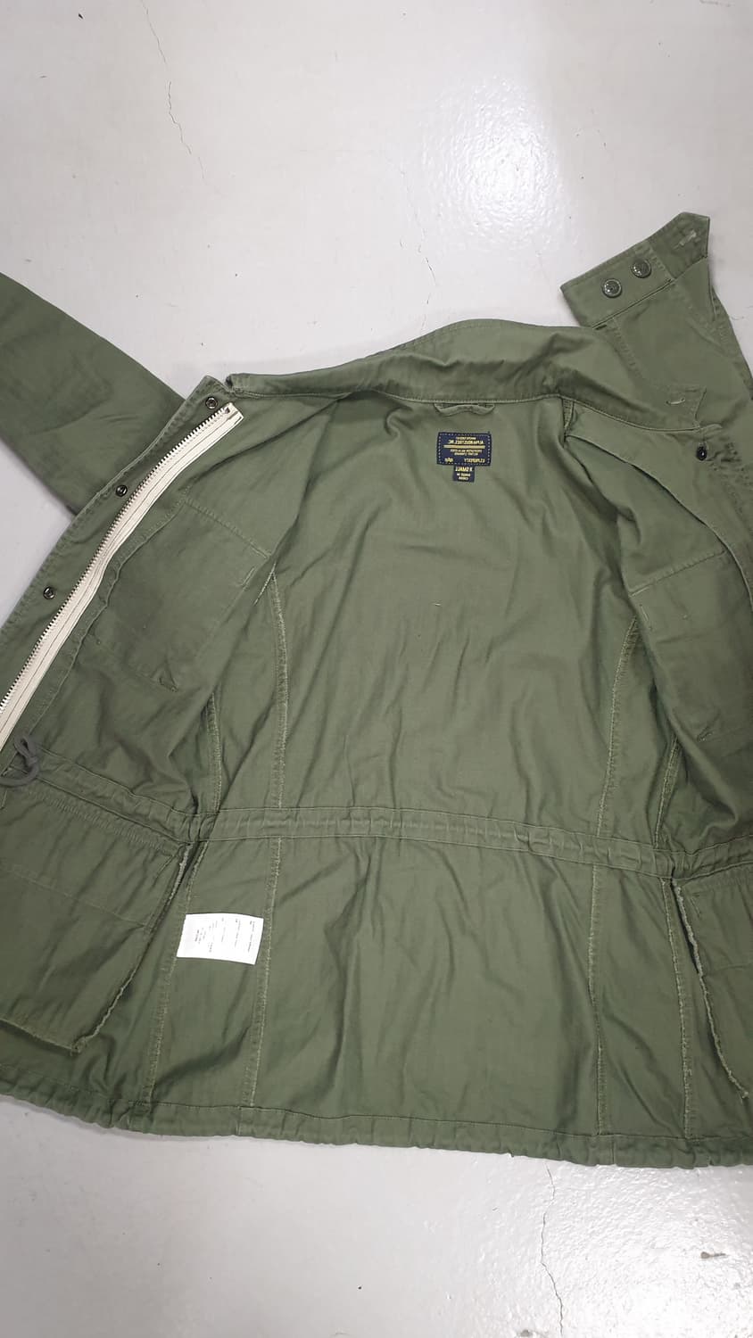 ALPHA INDUSTRIES 야상 자켓 X-SMALL 카키 상품이미지6