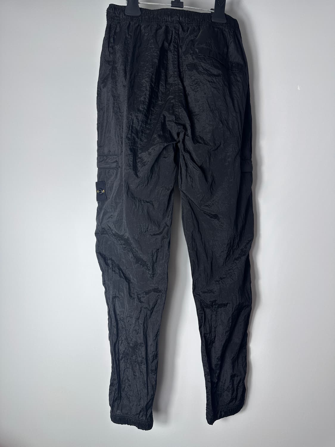 스톤아일랜드 나일론메탈 조거 팬츠 사이즈 28 블랙 상품이미지4