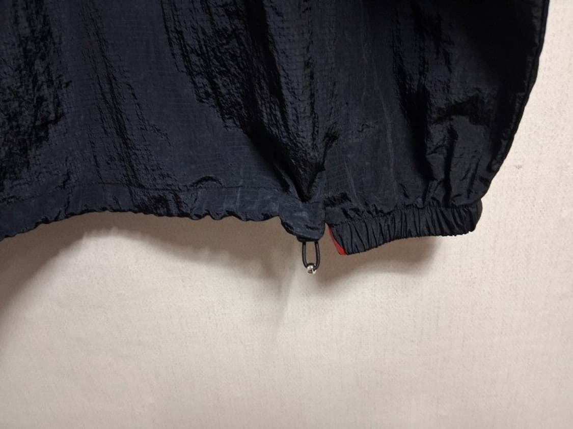 카파 올드스쿨 바람막이점퍼 블랙 레드라인배색 남성 루즈핏95 여성 778 상품이미지7