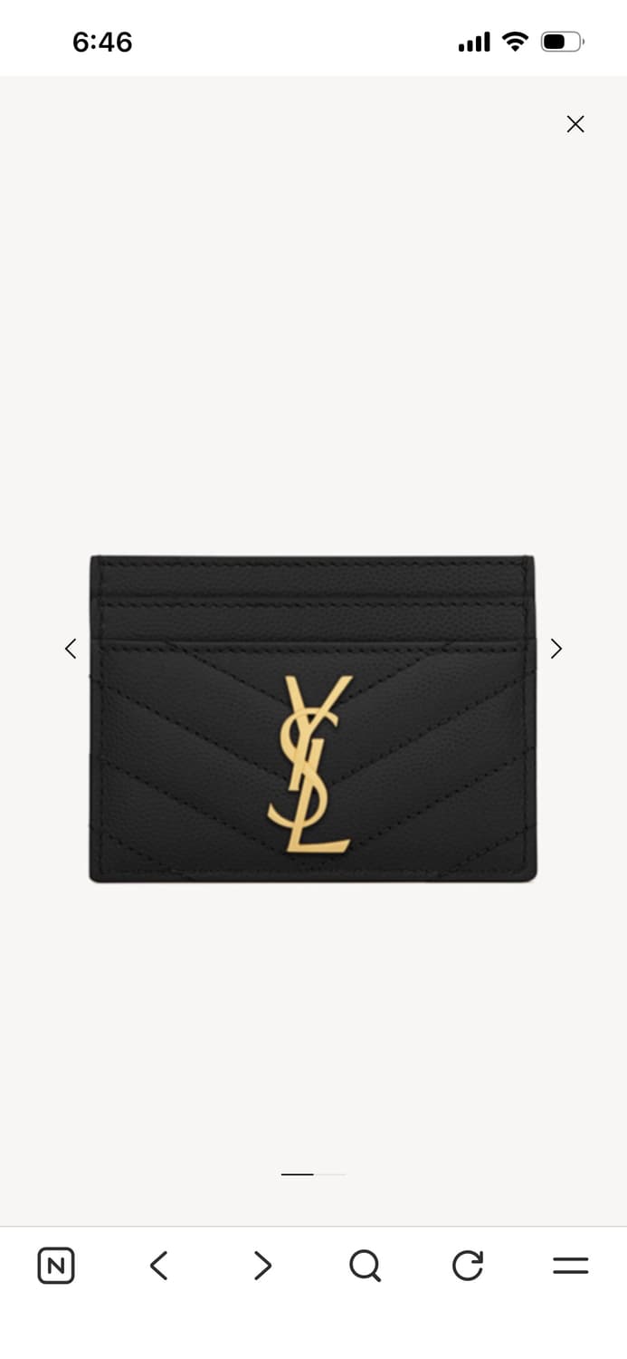 생로랑 카드지갑 상품이미지1