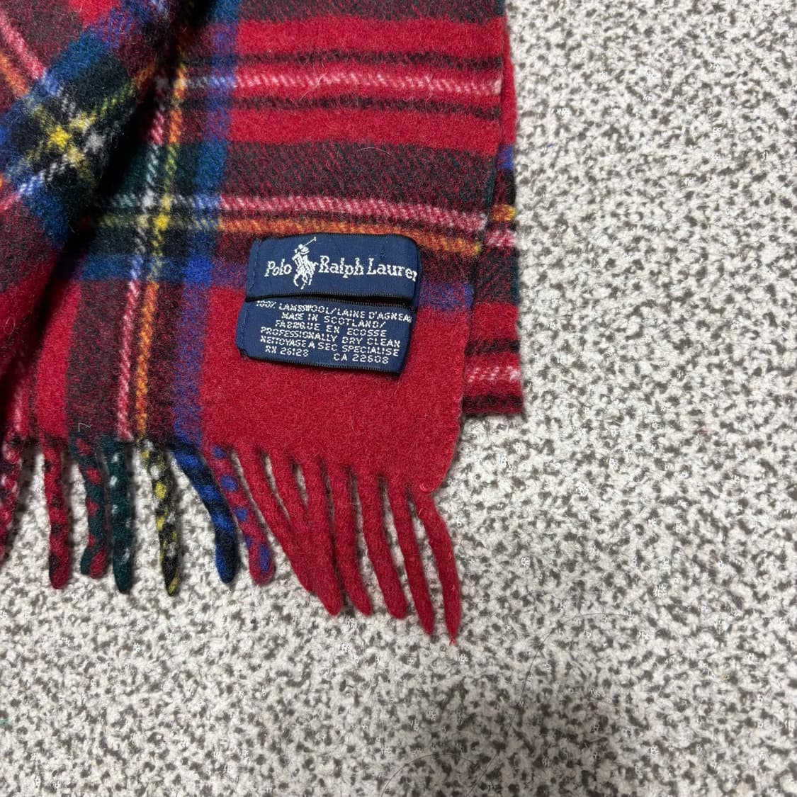 [택포,램스울100] 폴로 랄프로렌 이태리 머플러 목도리 [A] 상품이미지3