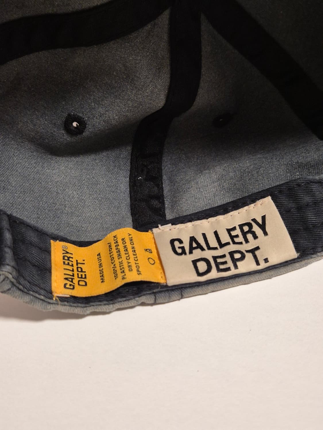갤러리디파트먼트 에크루 DEPT 캡 (블랙워시드) 상품이미지5